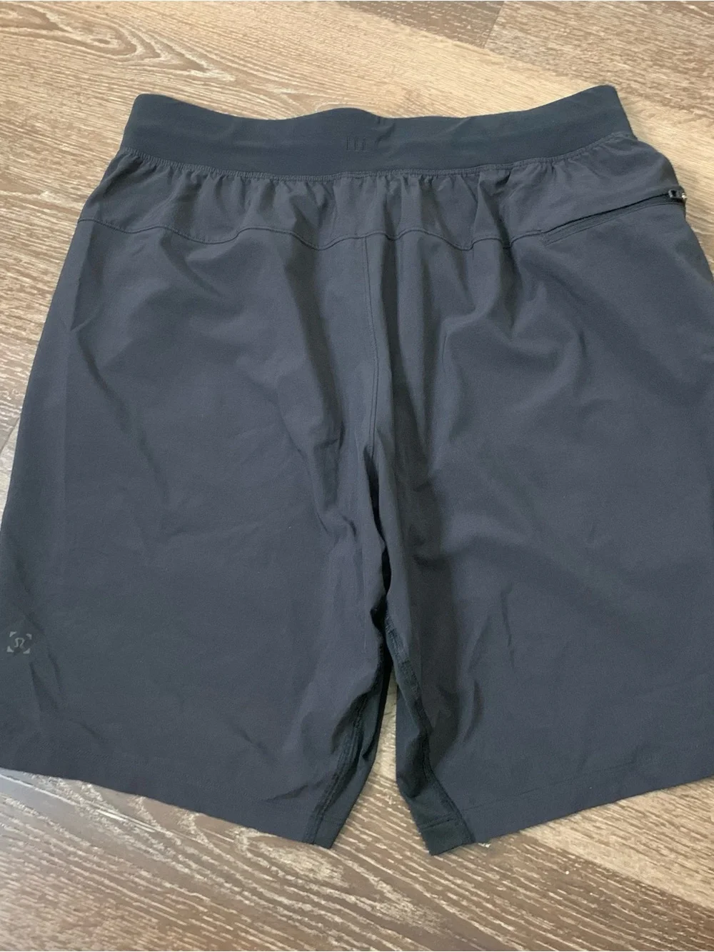 Lululemon Mens black T.H.E linerless shorts 9” M